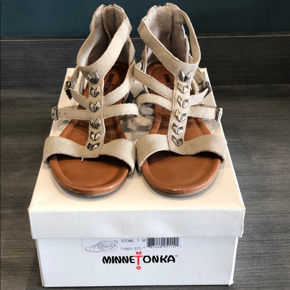 Minnetonka suede sandals